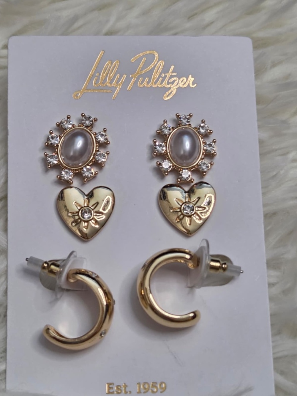 NWT Lilly Pulitzer Earrings Set